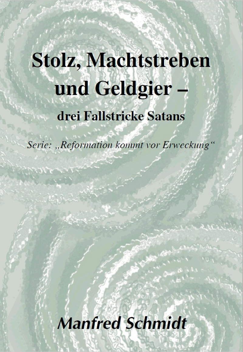 Manfred Schmidt: Stolz, Machtstreben und Geldgier